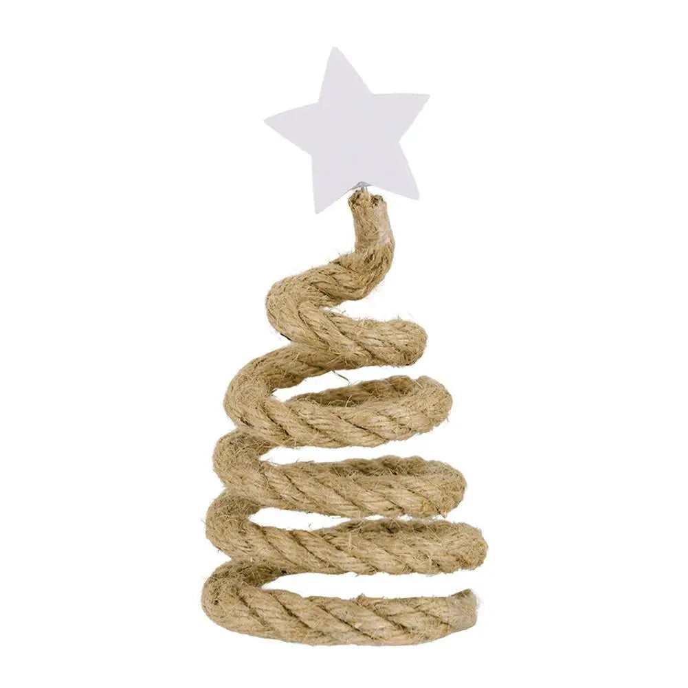 Nordic Wooden Christmas Tree Ornament – Handmade Desktop Decor Christmas Tree Ornament Oasis Select 04