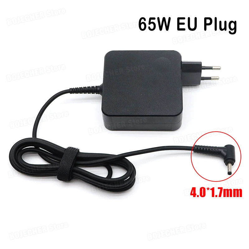 65W 20V 3.25A TYPE C 4.0*1.7mm Laptop Power Supply Adapters For Lenovo ThinkPad Hp Yoga Dell ASUS XiaoXin 310 45W Laptop Charger Oasis Select 4.0x1.7mm-EU