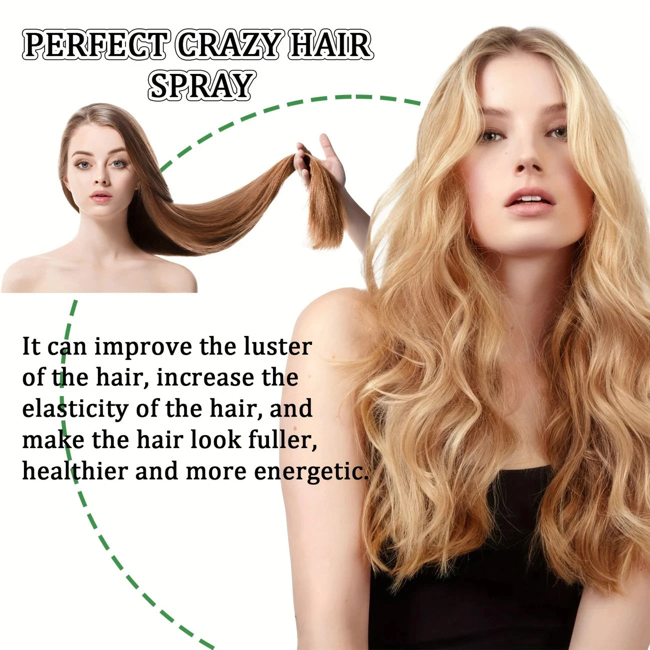 Glycerin Hair Gel – No-Rinse, Long-Lasting Hold & Volume 100g Hair Styling Gel Oasis Select