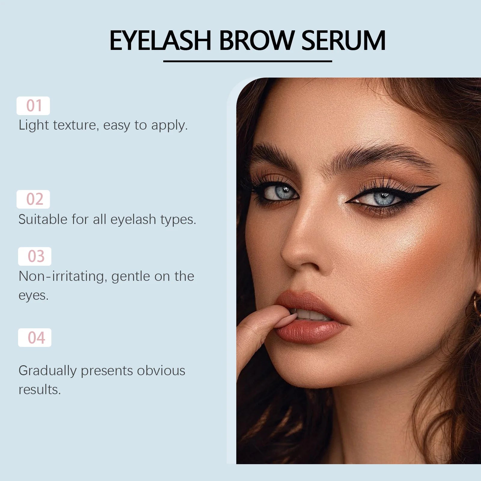 Eyelash Growth Serum Natural Ingredient Thicker Curling Lashes Lengthening Lifting Nourishing Moisturize Eyebrows Enhancer Serum Oasis Select