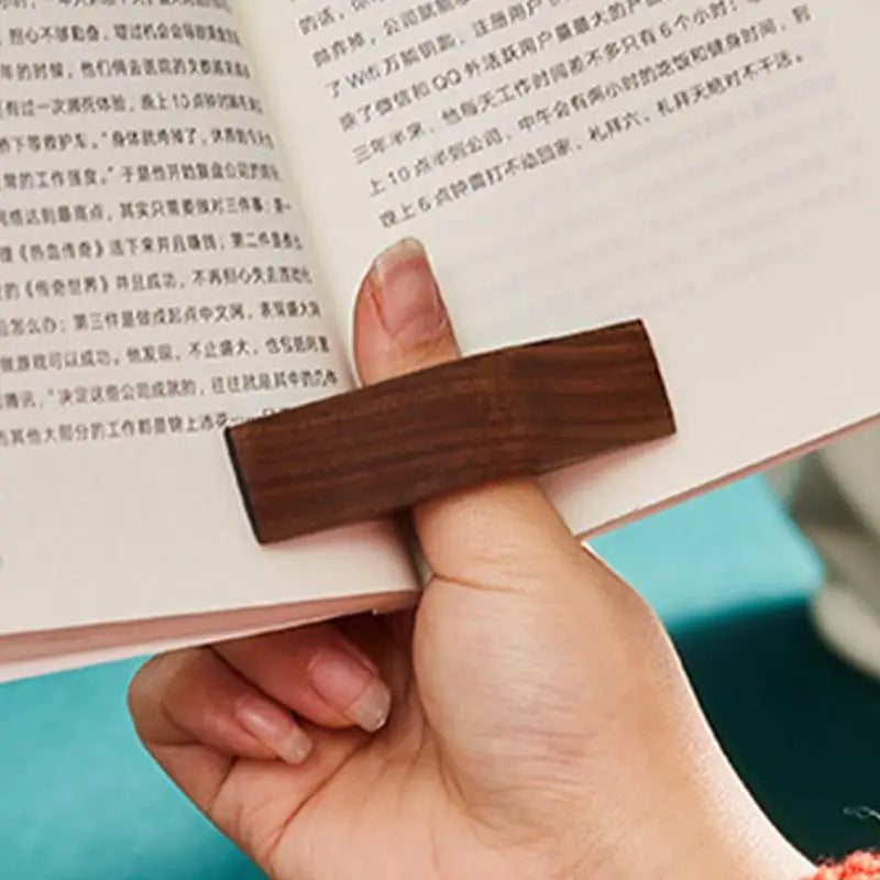 Thumb Book Page Holder Wooden Thumb Bookmark Thumb Ring Page Holder Thumb Book Holder For Reading Lovers Reading Aid Tools Oasis Select