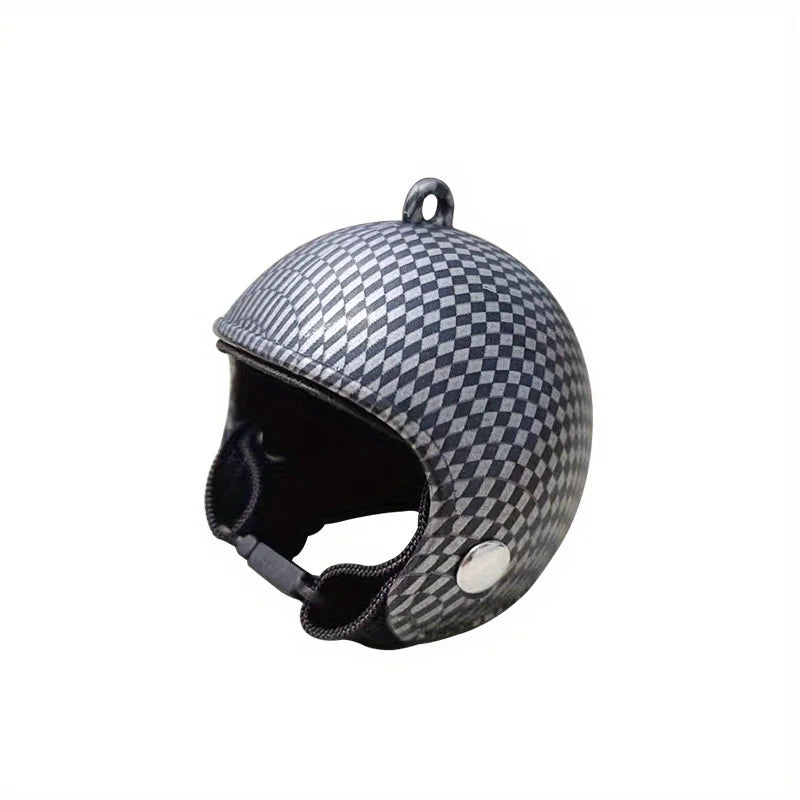 3pcs/1pc Funny Chicken Helmet Pet Protective Gear Sun Rain Protection Helmet Costumes Accessories Bird Hens Small Pet Supplies Oasis Select Black and white
