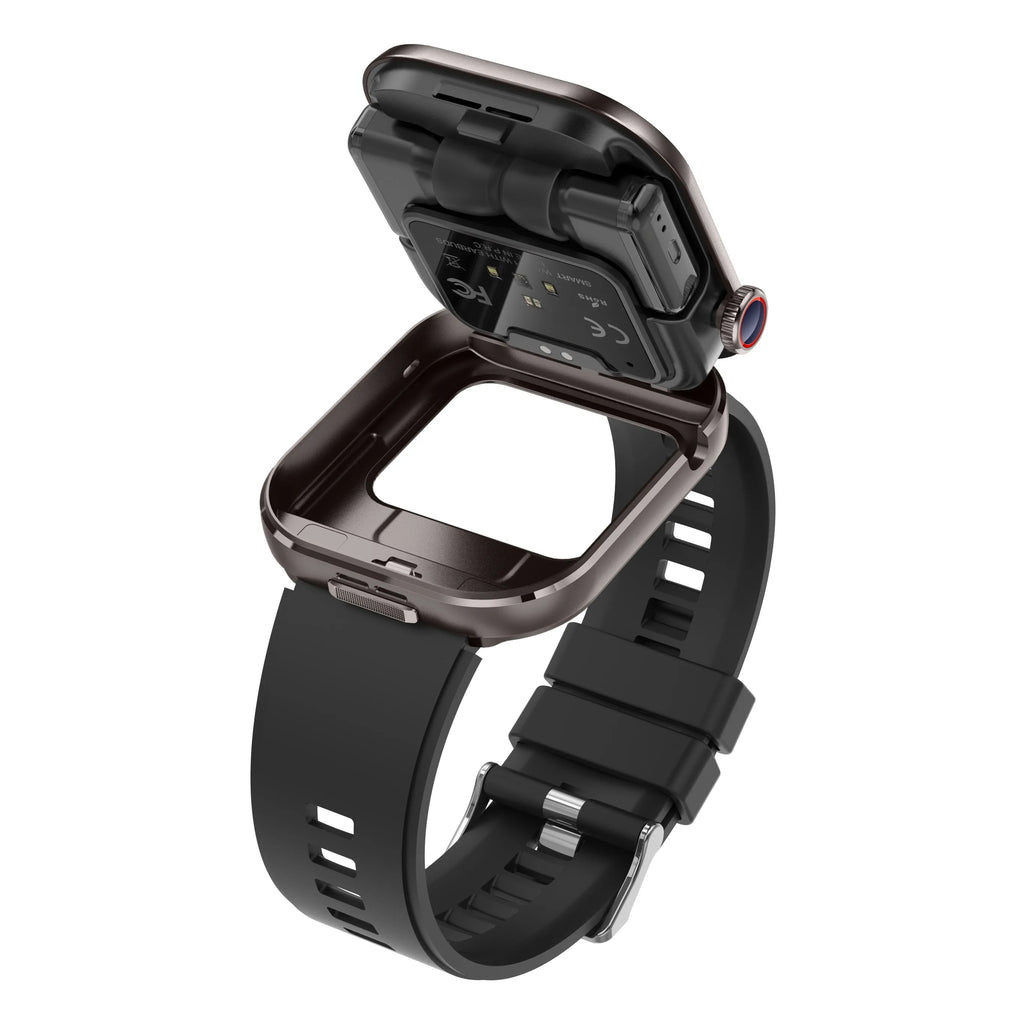 MINGCC T99 2-in-1 Smartwatch & Bluetooth Headphones IP67