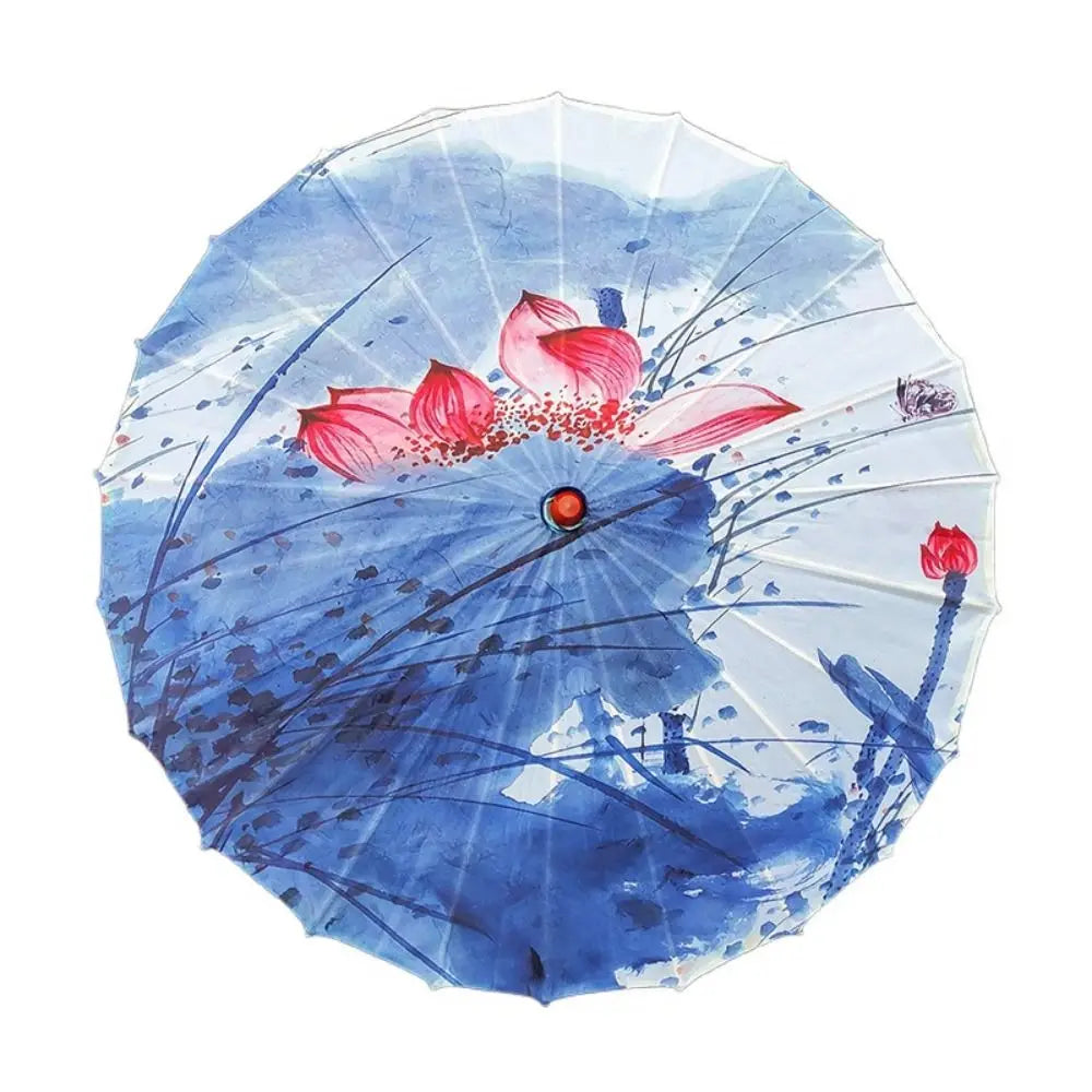 Handmade Chinese Silk Parasol | Decorative Dance Umbrella Decorative Parasol Oasis Select 82cm-32.28in-Style 2