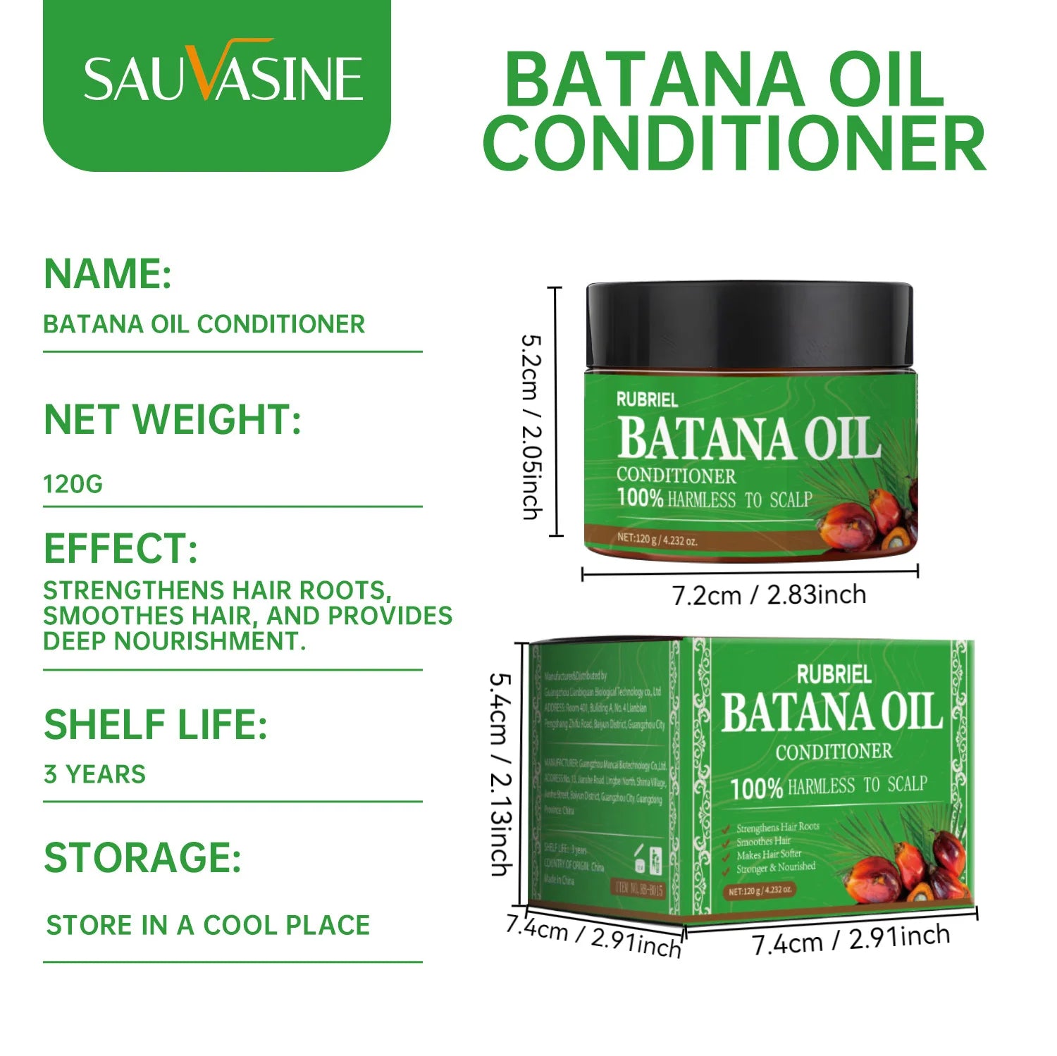 120g Batana Oil Shampoo & Conditioner Set Strengthens Hair Roots Repairs damaged Hair Deeply Nourishment Smooth Hair Conditioner Oasis Select
