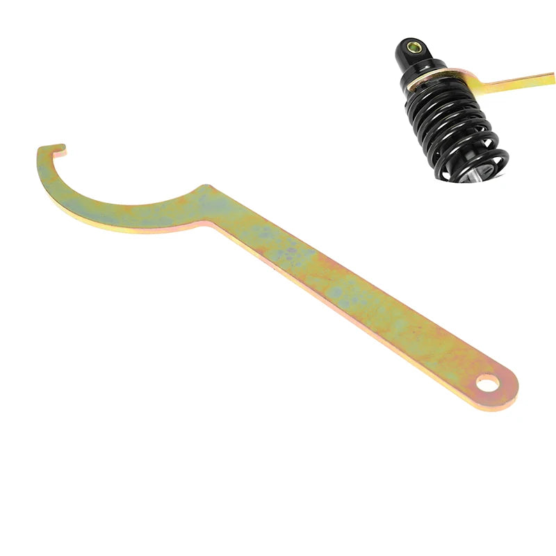 1 Piece Motorcycle Accessories Spring Adjuster Wrench Tools Shock Absorber Suspension Hand Tool Hook Oasis Select