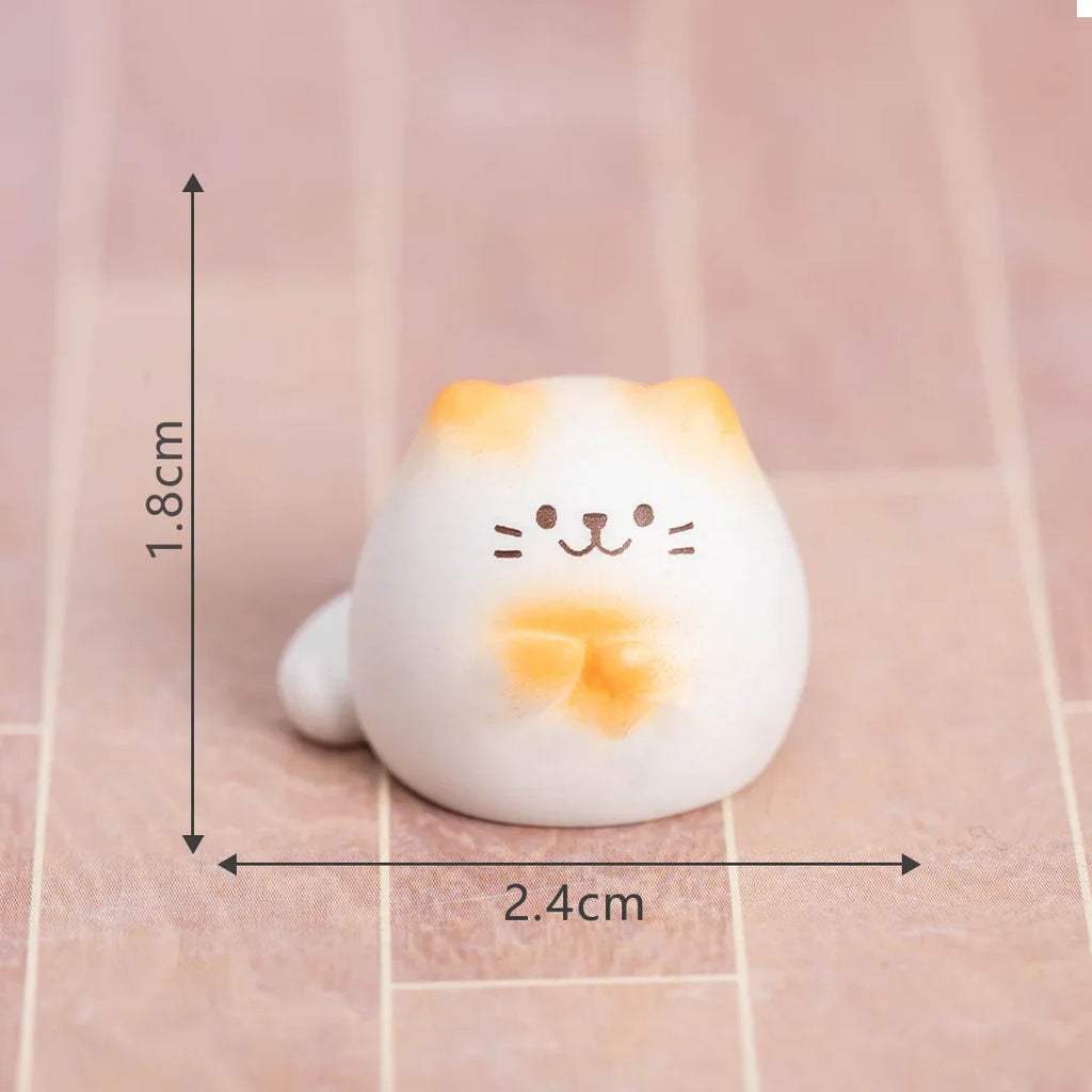 Mini Cats Ornament Fairy Garden Kitten Statue Gift Kids Children Baby Room Decoration Toys Miniature Figurines Home Decor Oasis Select Style1 Kitten s family