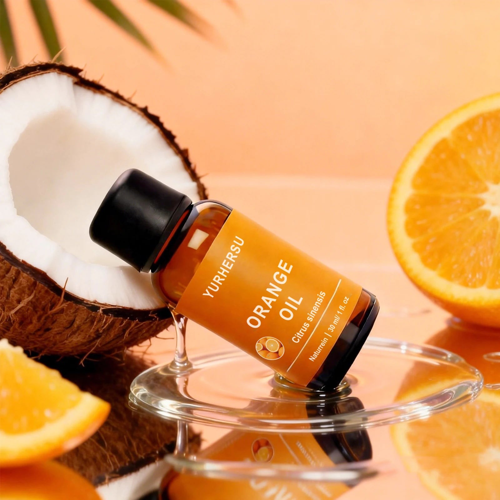 YURHERSU Orange Essential Oil 30ml – Brightening Skin Care Pure Essential Oil Oasis Select