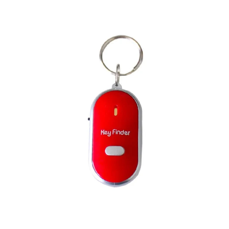 Whistle Key Finder Keychain – LED Flash & Beep Anti-Lost Key Finder Keychain Oasis Select Red