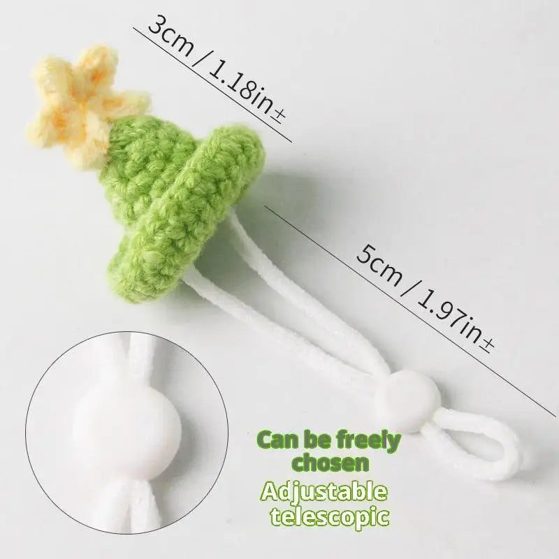 Handmade Knitted Hat for Hamster, Parrot & Small Pets