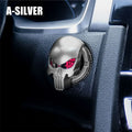 1Pcs Engine Start Stop Button Cover Zinc Alloy One-click Start Decorative Button Cover Luminous Car Ignition Device Sticker Oasis Select A-SILVER