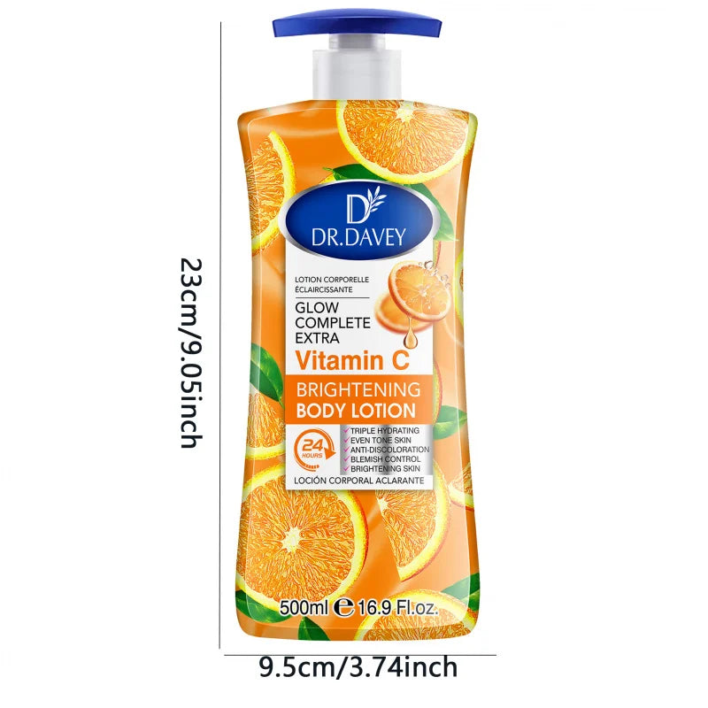 DR.DAVEY Vitamin C Body Lotion 500ml – Moisturizing & Refreshing