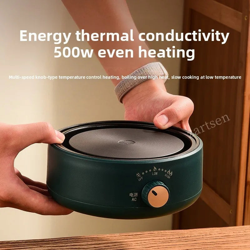 500W Adjustable Electric Heating Base – Coffee & Cooking Stove