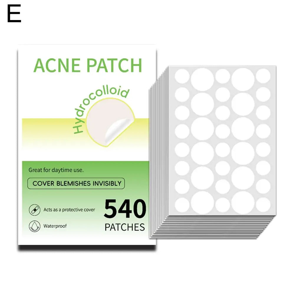 Hydrocolloid Acne Patches – Star, Heart & Circle Shapes Acne Pimple Patches Oasis Select E-540pcs