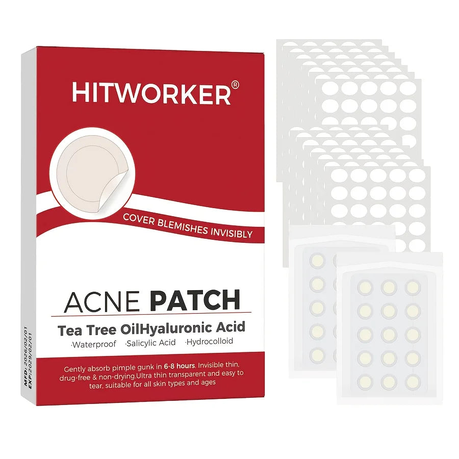 215/430 Hitwalker acne patches, hydrogel patches, 24-hour protection, invisible coverage, non irritating, suitable for sensitiv Oasis Select 430pcs