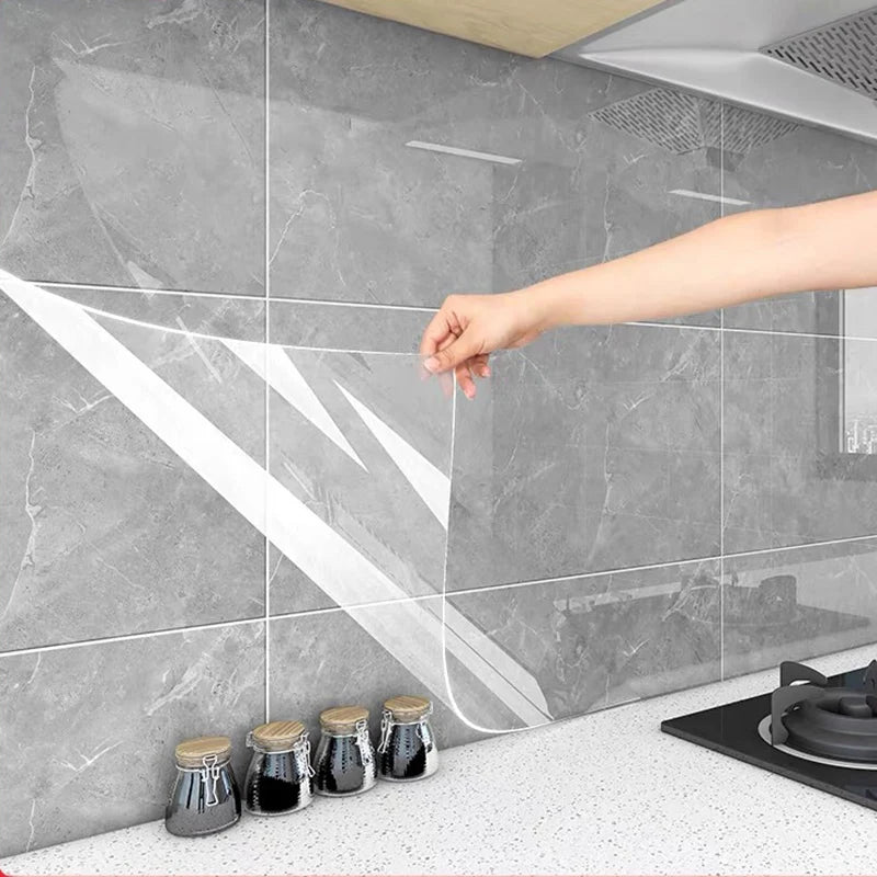 Electrostatic Wall Protection Film – Oil-Proof Transparent PVC