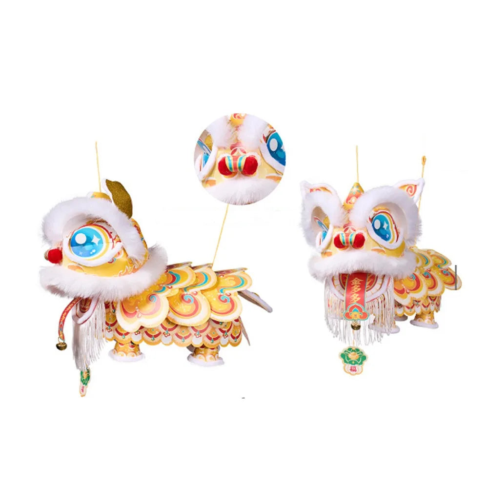 2026 Lion Dance Lantern DIY Kit | Chinese New Year Craft