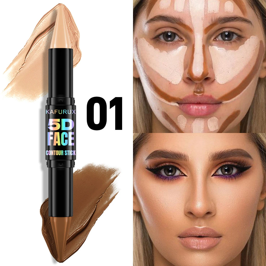 KAFURUX Double-Ended Contour Stick | Highlight & Shadow Cream