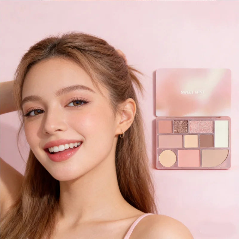 Multi-Color Makeup Palette – Highlight, Contour, Blush & Eyeshadow