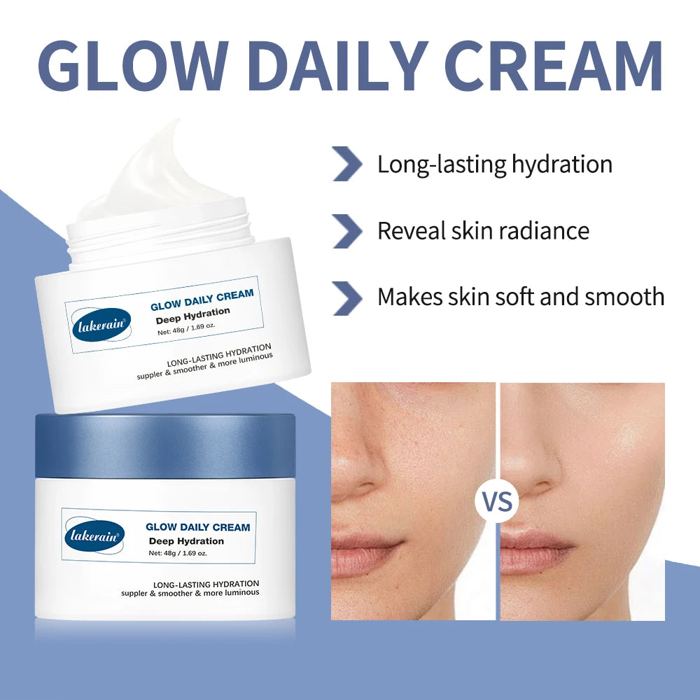 Gloss Daily Cream Dry Peeling Moisturizing Vitamin A B5 Face Cream 48-hour Dry Skin Facial Moisturizer For Sensitive Skin Oasis Select
