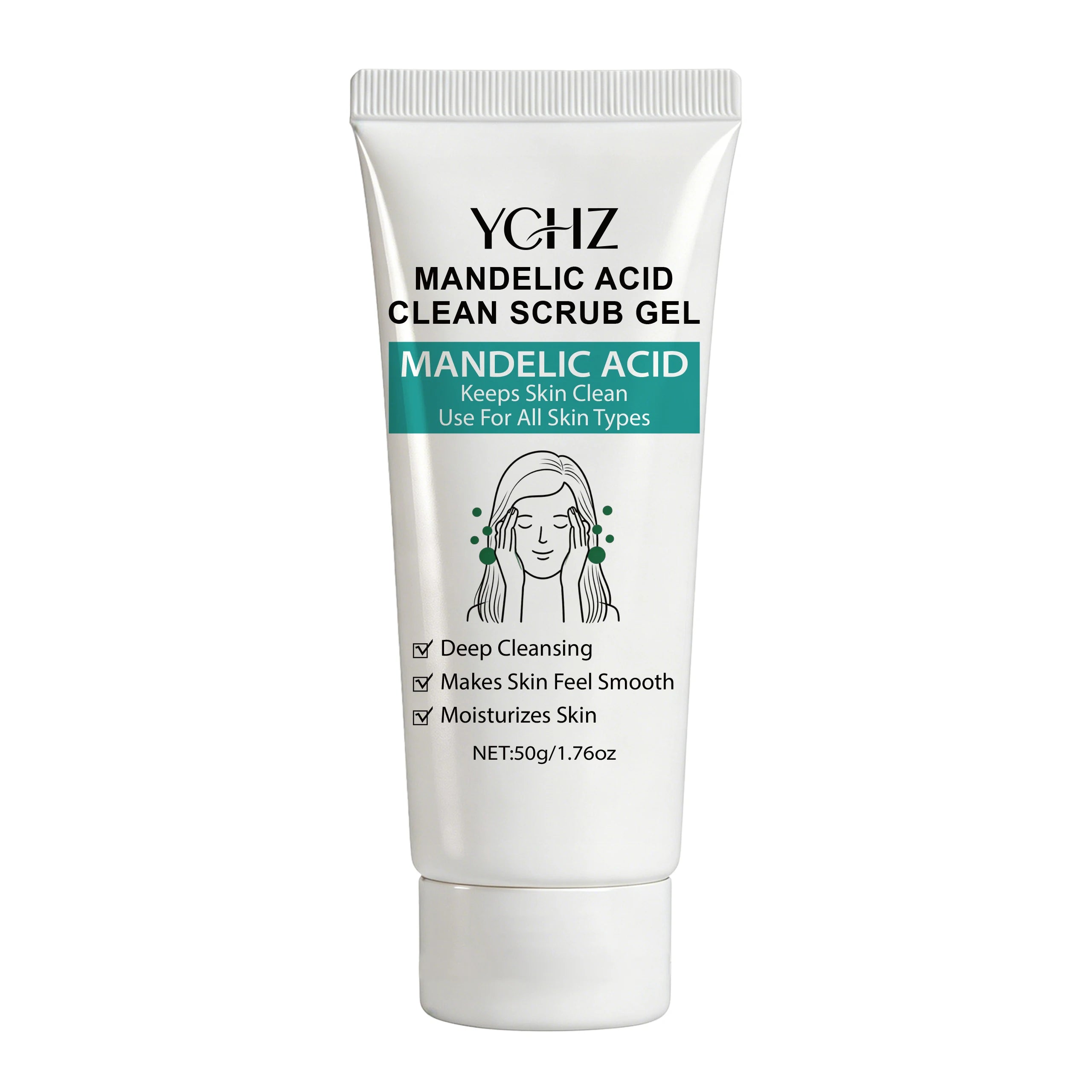 Mandelic Acid Cleansing Gel – Aloe Vera & Rose | 50g