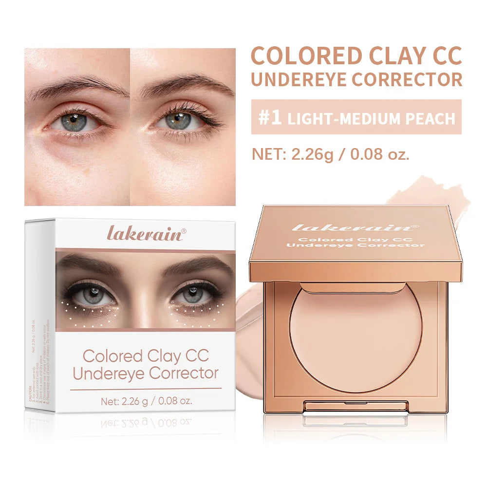 ibcccndc CC Undereye Color Corrector – Waterproof Concealer Undereye Concealer Oasis Select 1Light-Medium Peach