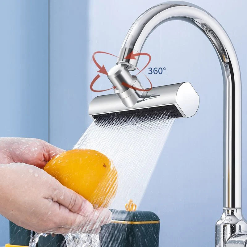 360° Rotating Splash-Proof Faucet Aerator Extender – 3-Mode