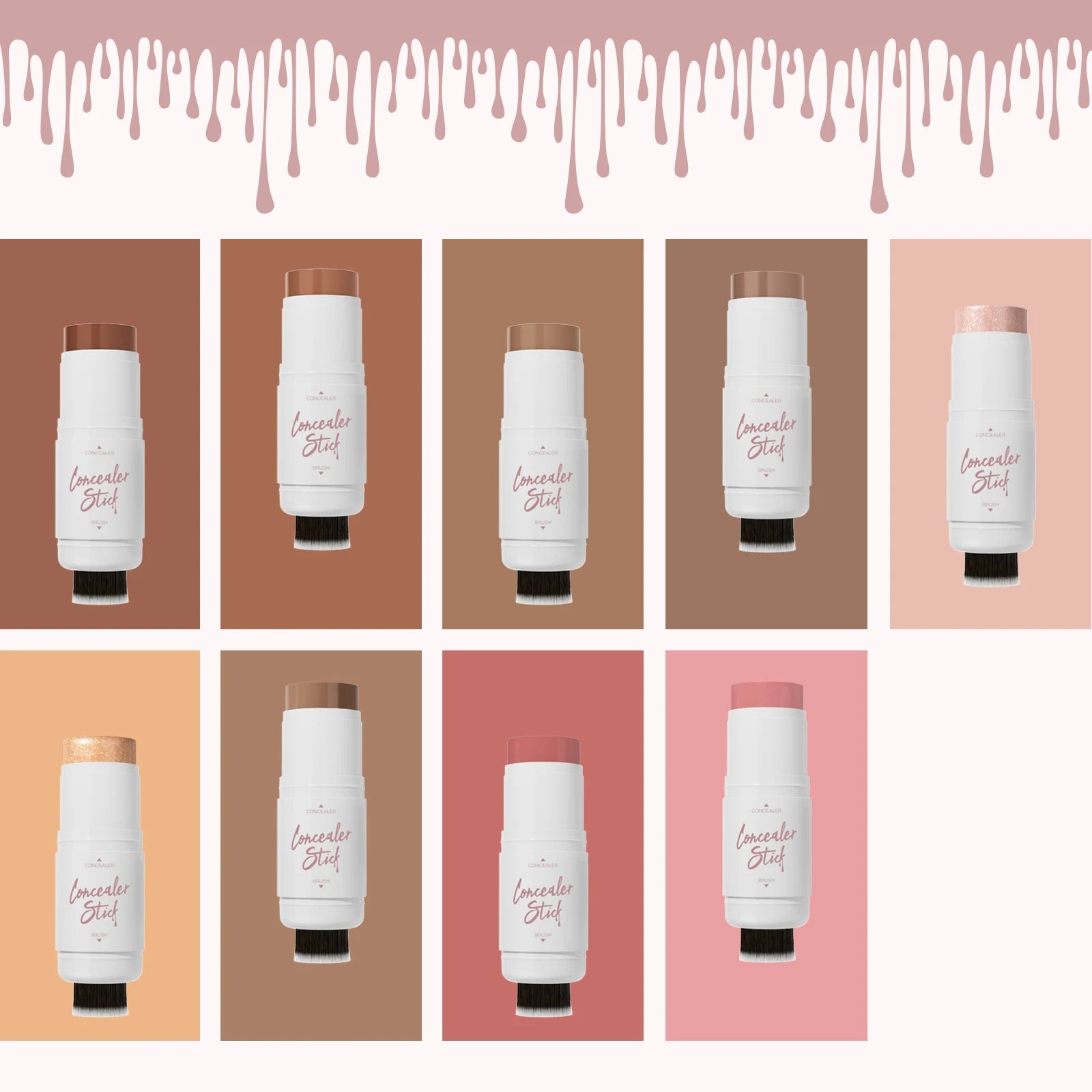 Hello Kiss Double-Ended Highlighter & Contour Stick | Waterproof