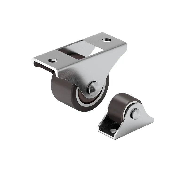 1pcs Ultra Quiet Small Caster Wheels for Under Bed Drawers & Kick Drawers Heavy Duty Furniture Moving Wheels for Coffee Table Oasis Select