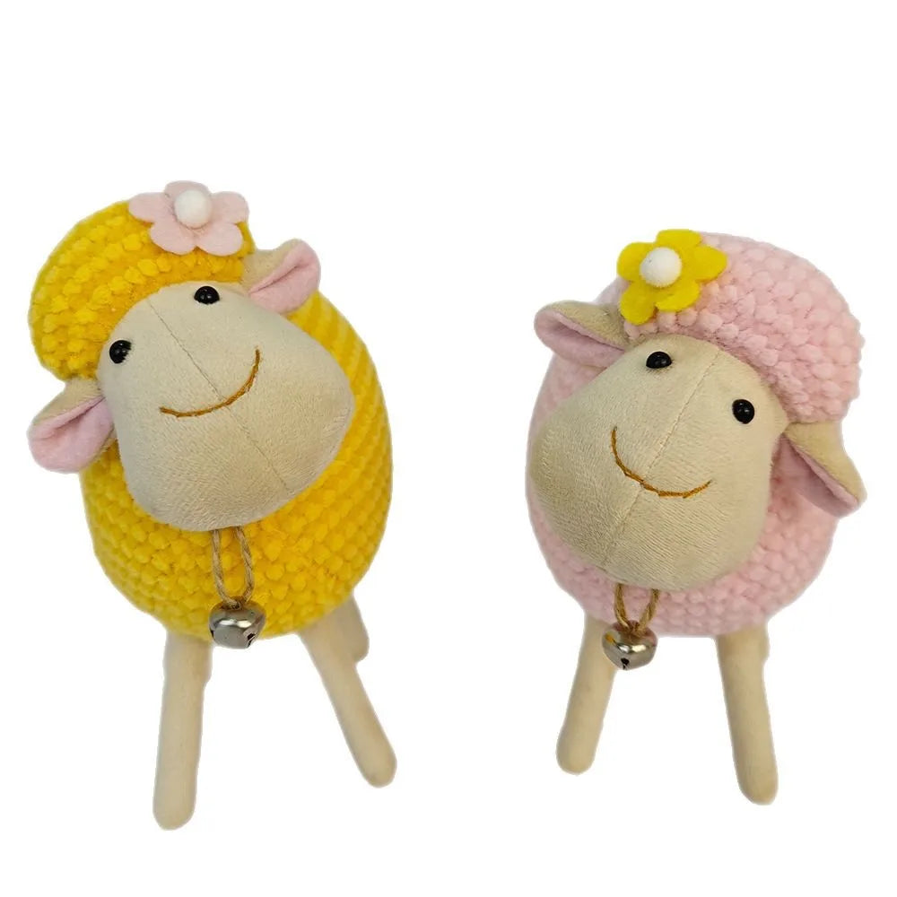 New Sheep Doll Hand-woven Creative Finished Home Decoration Gift Supplies Oasis Select