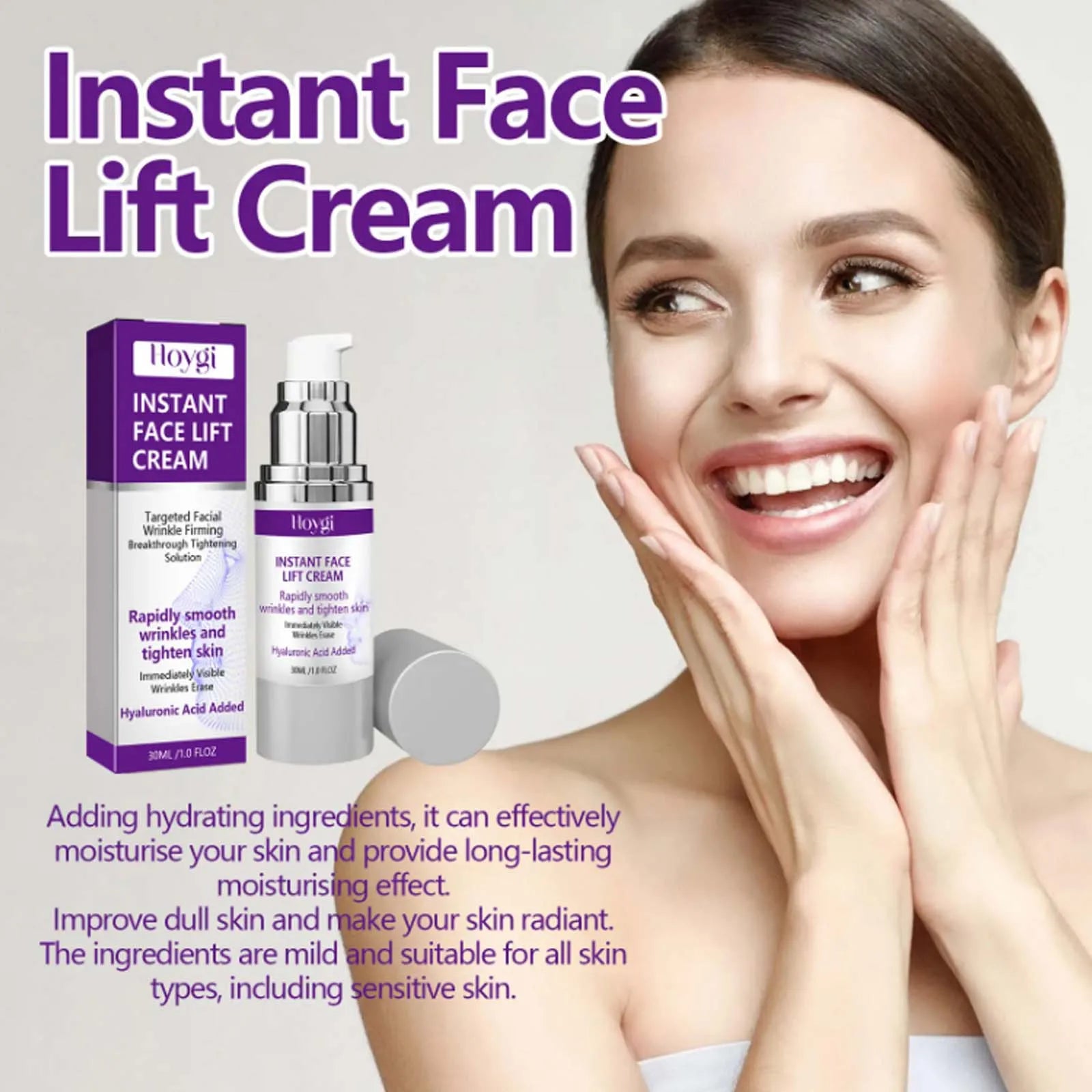 Face Lifting Firming Cream Smoothing Wrinkle Tighten Facial Skin Improve Dryness Brightening Repair Skin Care Retinol Face Cream Oasis Select