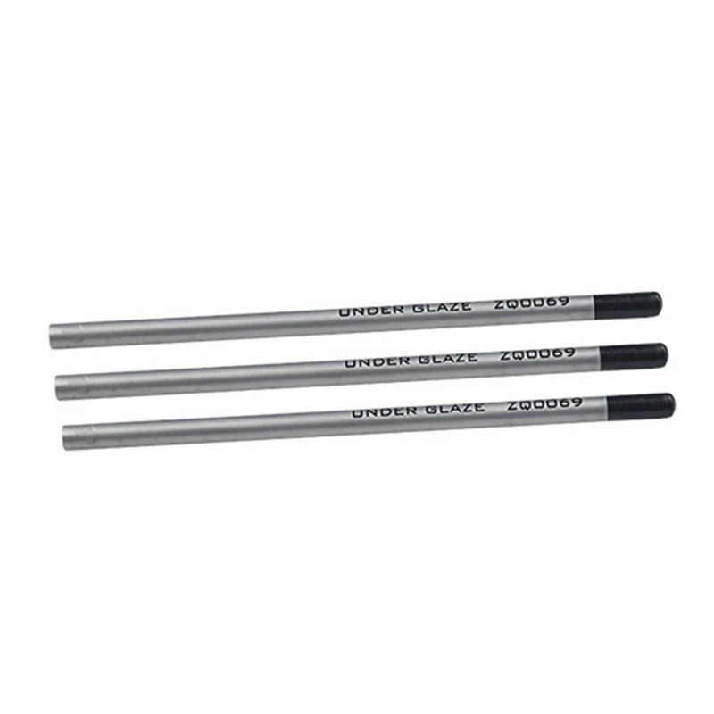 WISH 3Pcs Black Underglaze Pencils,Underglaze Pencils For Pottery,Underglaze Pencil Precision Underglaze Pencil For Pottery Oasis Select Black