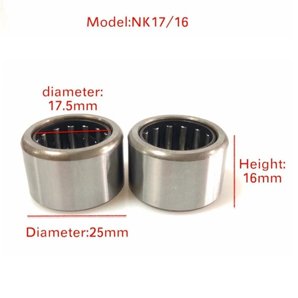 Needle Roller Bearing For Bafang BBS01 BBS02 Axle Bearing NK17/16 Middrive Motor 25mm Needle Bearing Electric Bicycle Part Oasis Select