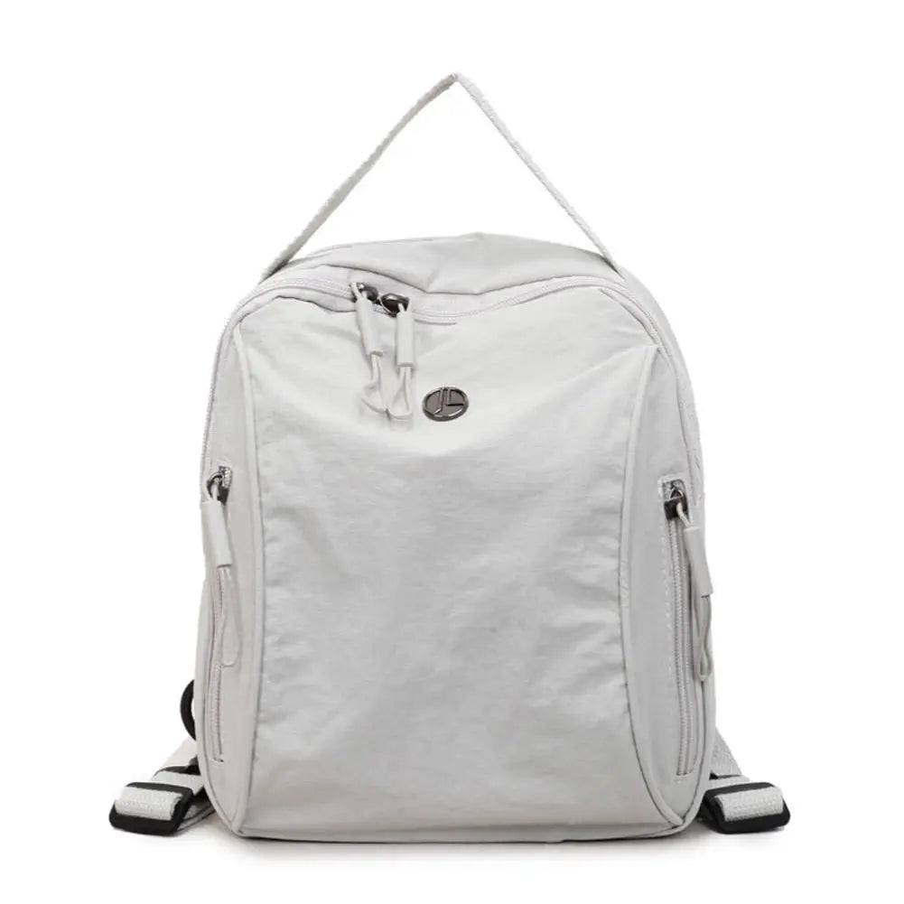 Women's Crinkle Nylon Backpack – Lightweight Waterproof Crossbody