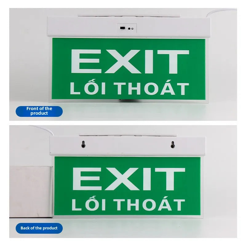 LED Emergency Exit Sign Light 3W | Safety Indicator AC85–265V