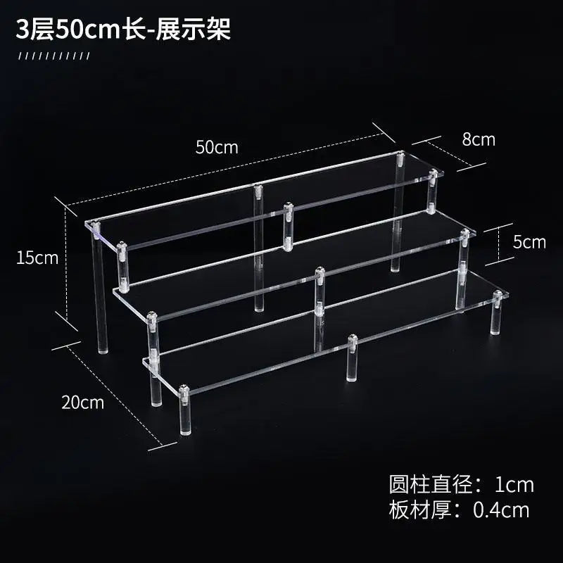 Acrylic Ladder Shelf Display Stand – Cakes, Dolls & Cosmetics