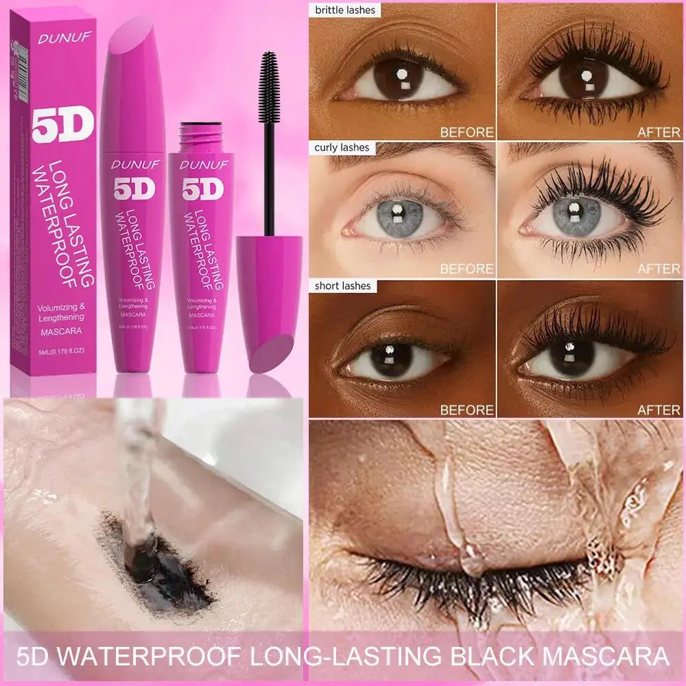 Cmaadu 5D Waterproof Volumizing Mascara – 24H Lengthening