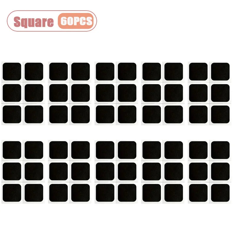 Self-Adhesive Tire Repair Patches No Glue Required for Bicycle and Motorcycle Tubes Quick Puncture Fix Cycling Emergency Kit Oasis Select Square-60PCS