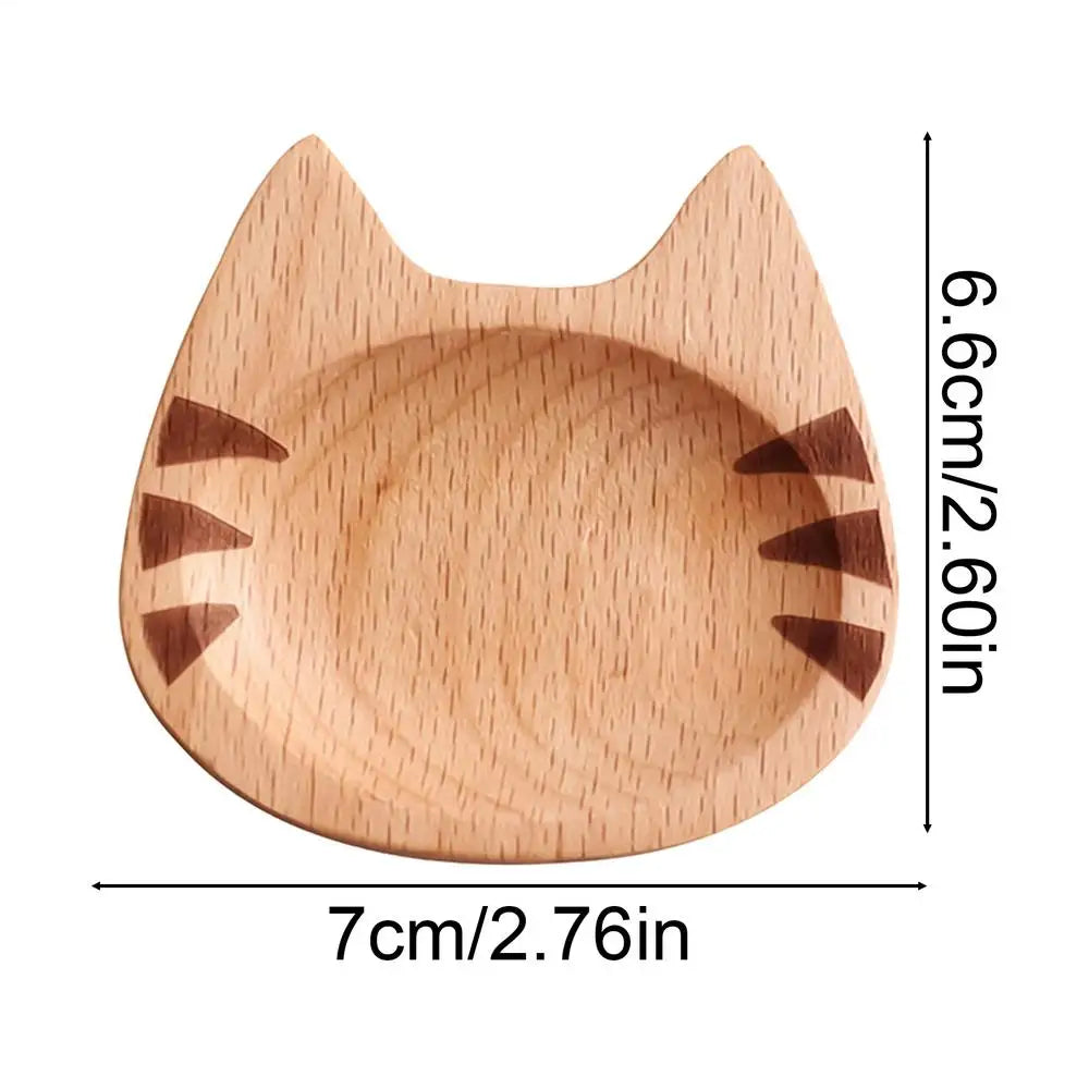 Sauce Bowls Wooden Decorative Dinnerware Small Condiment Bowls Dessert Plates for Food Fruit Dessert Snack Charcuterie Appetizer Oasis Select wood