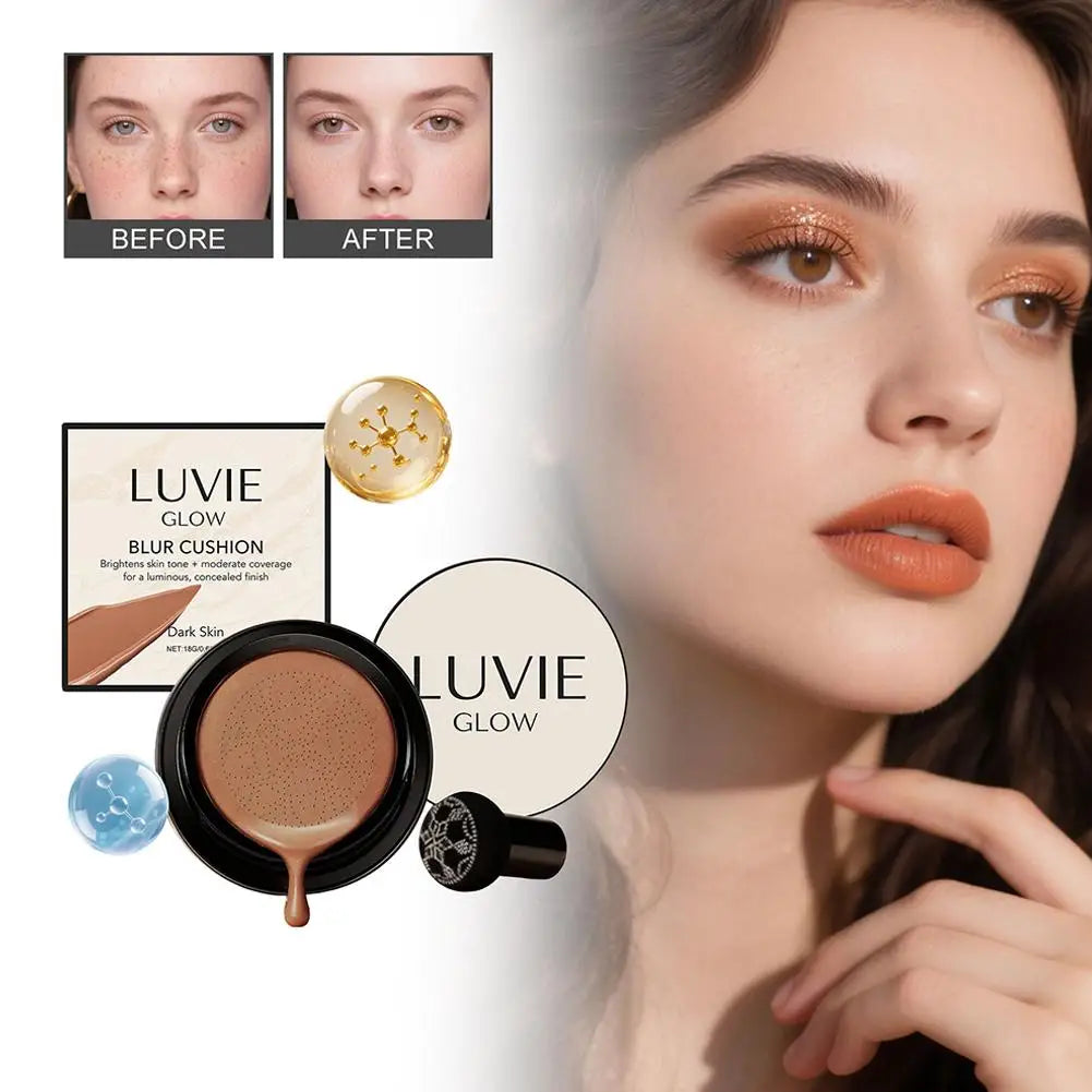 Mushroom Head Air Cushion Foundation – Full Coverage BB CC Cream Air Cushion Foundation Oasis Select