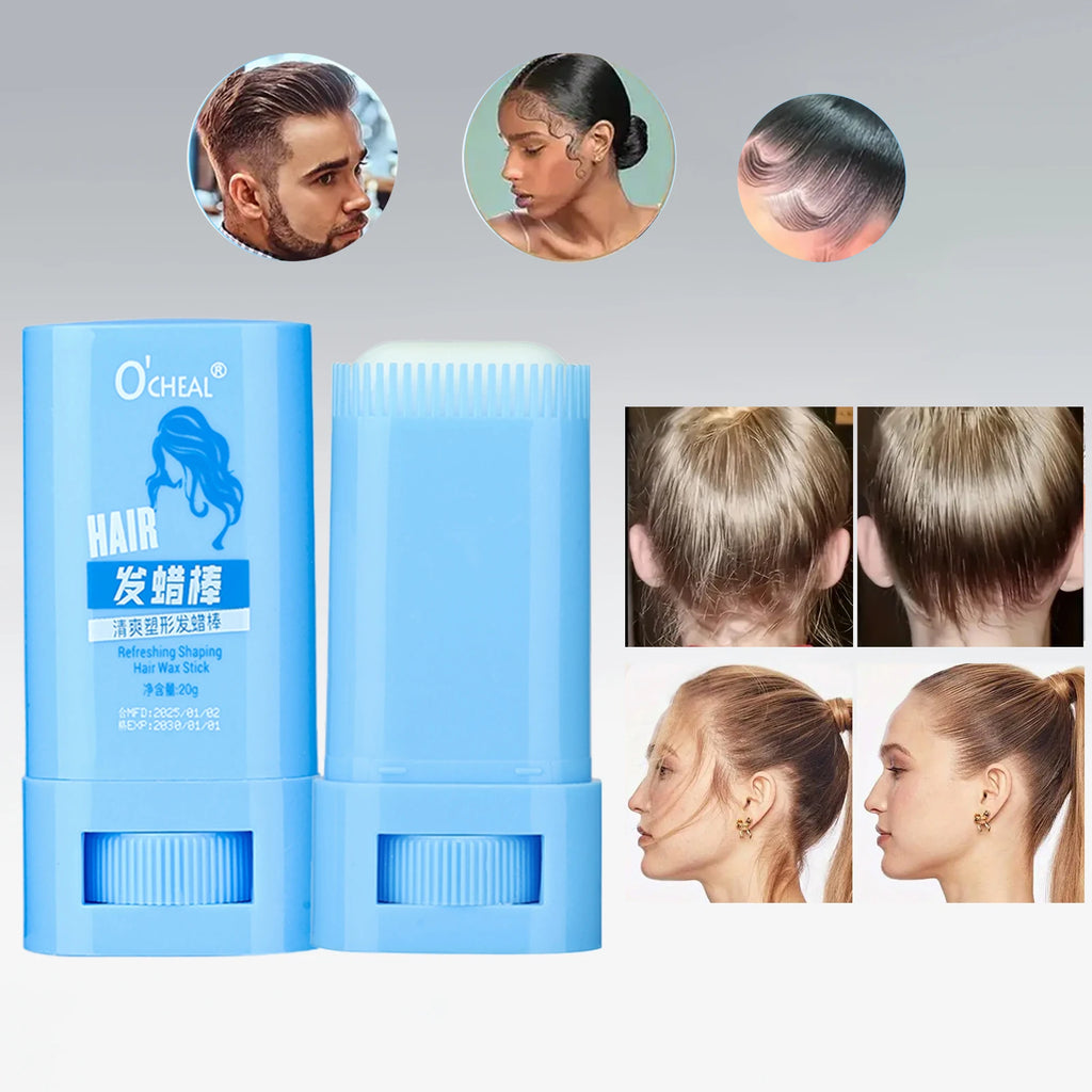 Ocheal Hair Refreshing Shaping Hair Wax Hair Anti-fried Clean Hair Broken Hair Artifact Finishing Fix Stick Wax Anti-frizz Cream Oasis Select