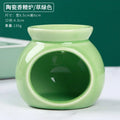 Essential Oil Burners Wax Melt Warmer Aromatherapies Aromas Diffuser Furnaces Ceramics Tealight Holder Decors Oasis Select litter green