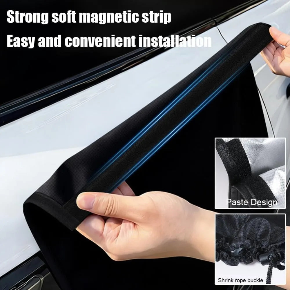 Universal Fit Anti-Dust Magnetic EV Charger Port Cover Durable Weatherproof UV Snow Resistant Heat for Electric Vehicles Oasis Select