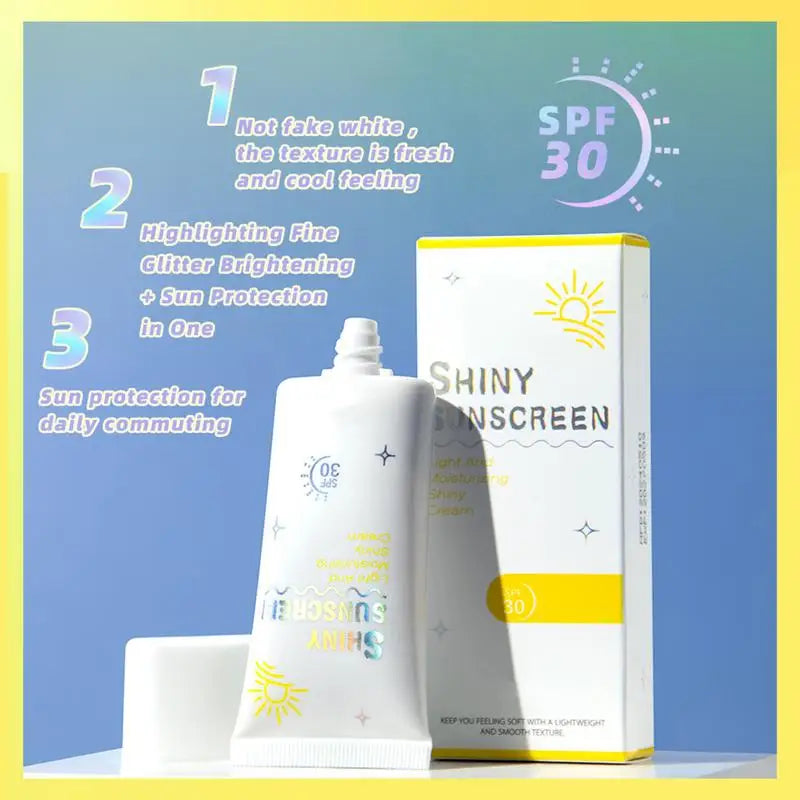 daily SPF30 Facial Body Isolation Sunscreen UV Protective Sun Cream Moisturizing Skin Body Sunscreens Anti Sun Face Protection Oasis Select