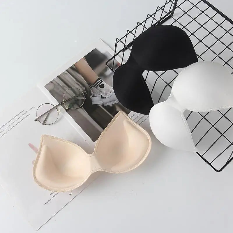 Removable Bra Inserts, Soft Sponge Cup Pads, Replacement Push Up Chest Pads for Sports Bra & Swimsuit Oasis Select
