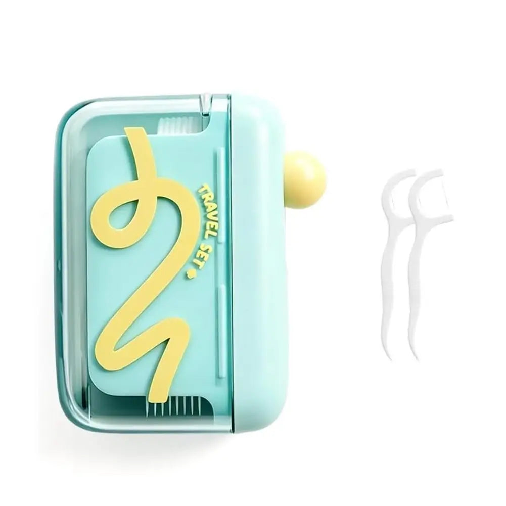 Portable Pop-Up Dental Floss Dispenser | Refillable Box