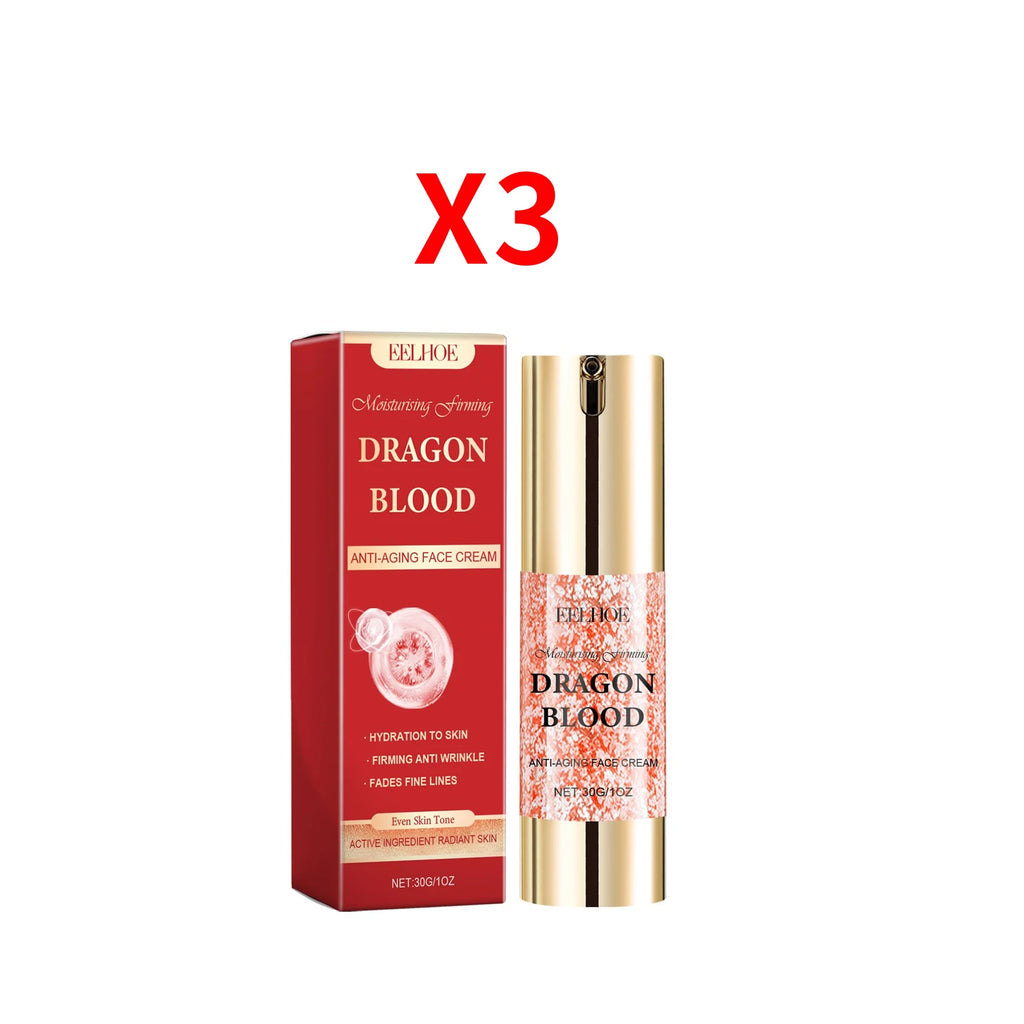 EELHOE Dragon Blood Face Cream – Anti-Aging & Brightening 30g Anti-Aging Face Cream Oasis Select 3PCS