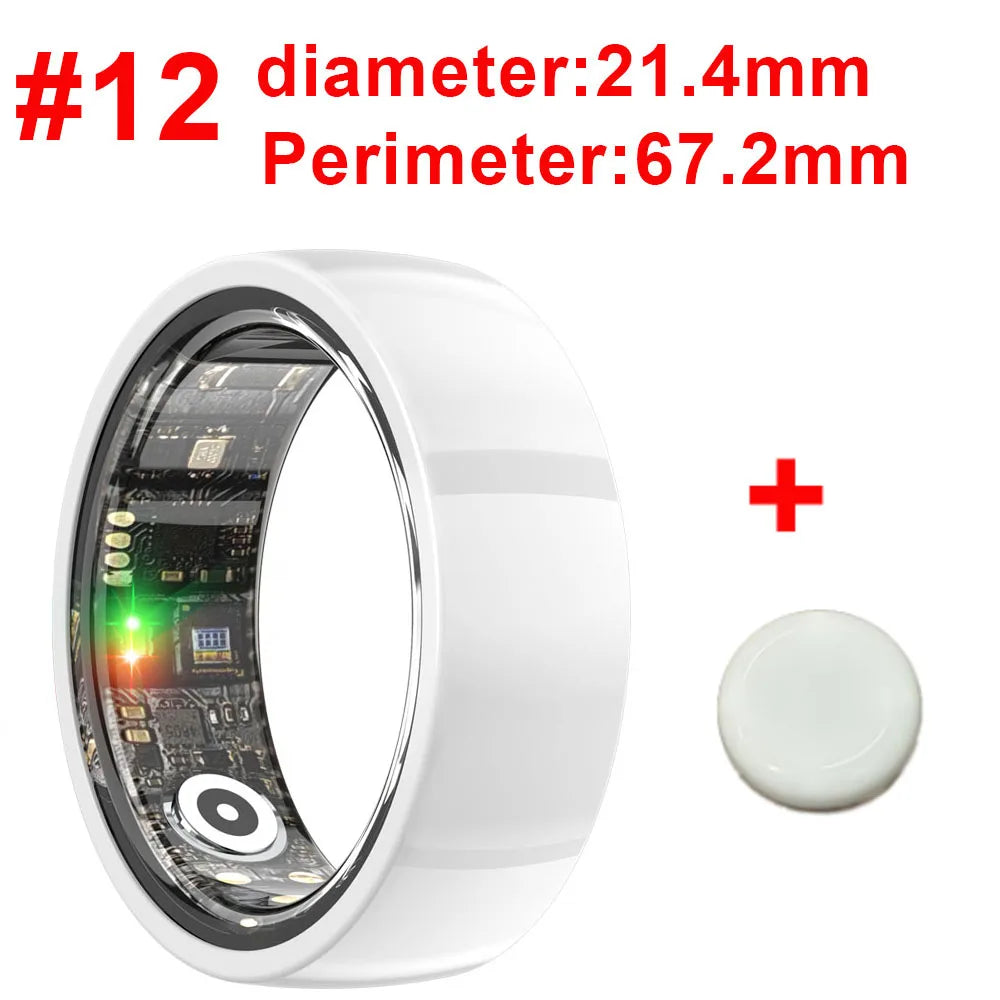 Smart Ring Men Women Health Heart Rate Sports Rings Sleep Monitoring IP68 Waterproof Smartring Wearing Without Sensation Oasis Select WH 12 A CDC