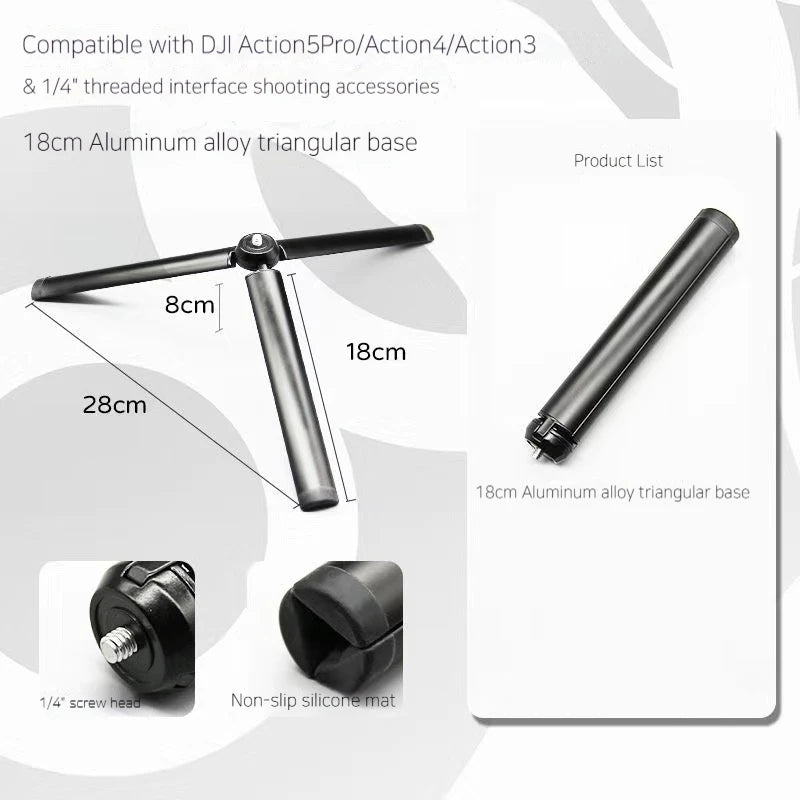 120cm Invisible Selfie Stick Tripod for GoPro, DJI & Insta360