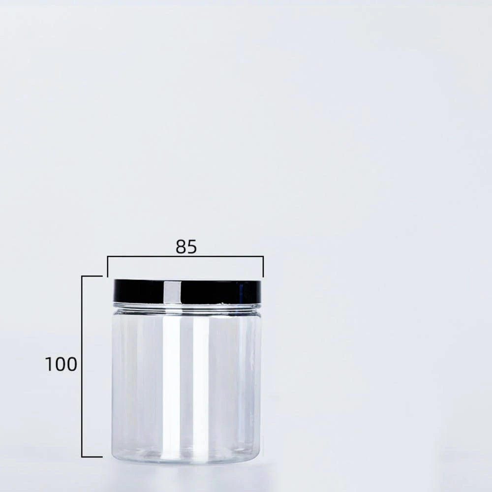 Clear Sealed Can With Lid Food Smell Odor Proof Storage Packaging Bottle Coffee Beans Seasoning Container Kitchen Accessories Oasis Select black-500ml China